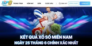 Xổ số miền Nam ngày 25 tháng 6